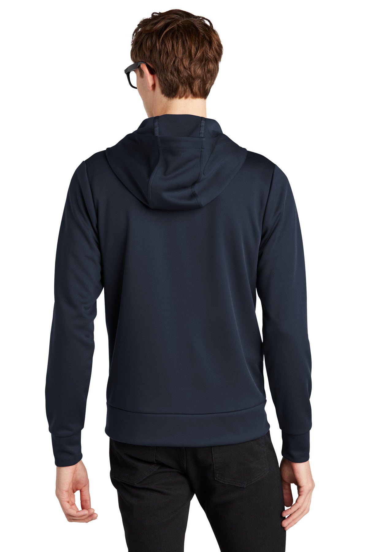 Custom Embroidered Mercer+Mettle Double-Knit Full-Zip Hoodie MM3002,Night Navy