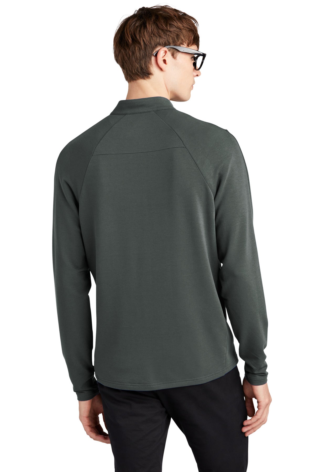 Custom Embroidered Mercer+Mettle Stretch 1/4-Zip Pullover MM3010,Anchor Grey