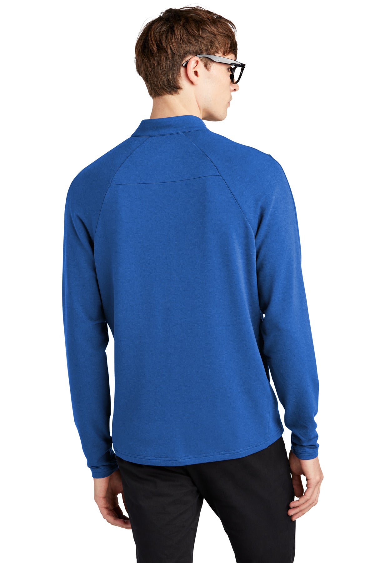 Custom Embroidered Mercer+Mettle Stretch 1/4-Zip Pullover MM3010,Blue Note