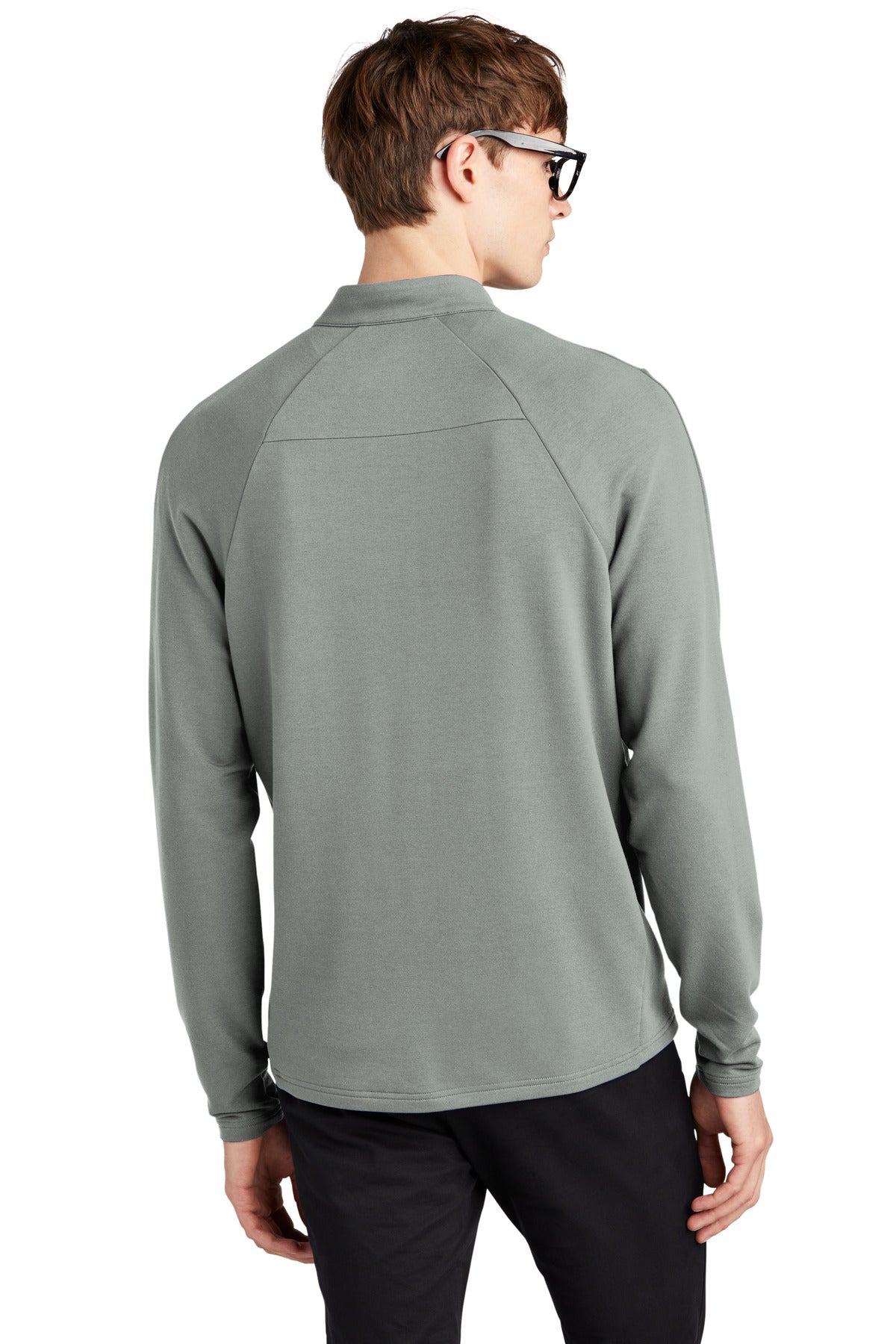 Custom Embroidered Mercer+Mettle Stretch 1/4-Zip Pullover MM3010,Gusty Grey