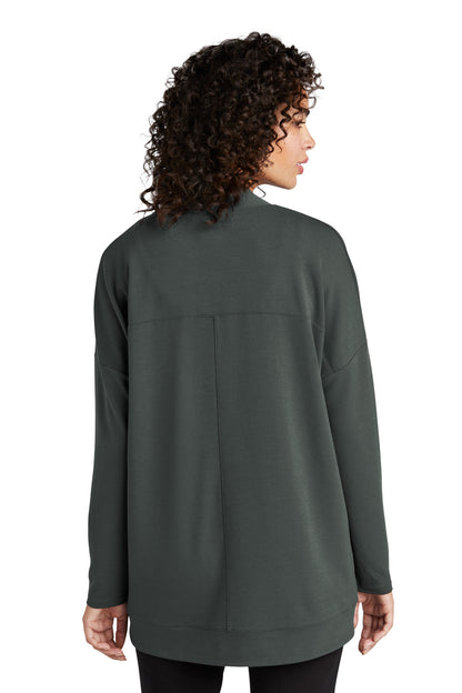 Custom Embroidered Mercer+Mettle Women's Stretch Open-Front Cardigan MM3015,Anchor Grey