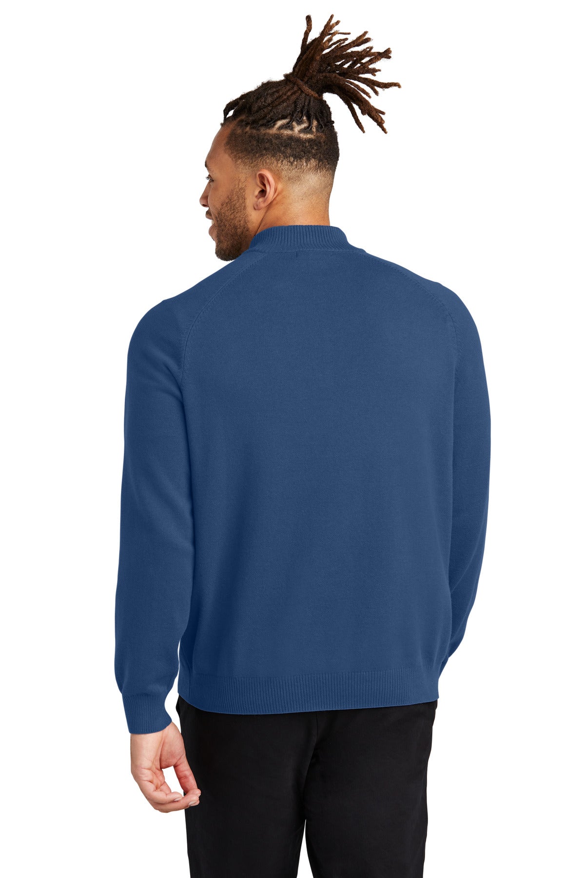 Custom Embroidered Mercer+Mettle 1/4-Zip Sweater MM3020,Insignia Blue