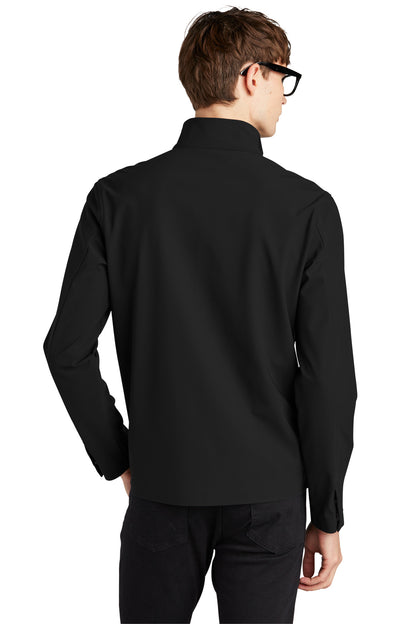 Custom Embroidered Mercer+Mettle Faille Soft Shell MM7100,Deep Black