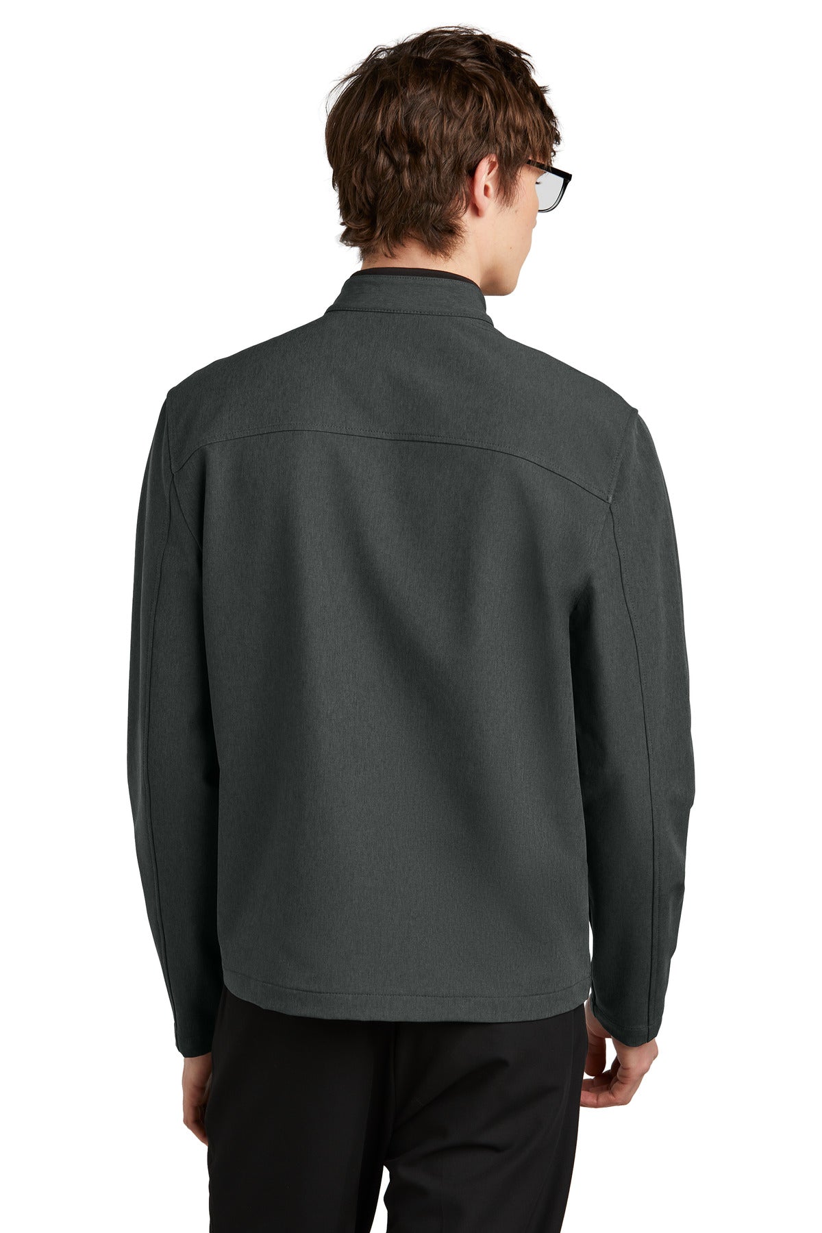 Custom Embroidered Mercer+Mettle Stretch Soft Shell Jacket MM7102,Anchor Grey Heather