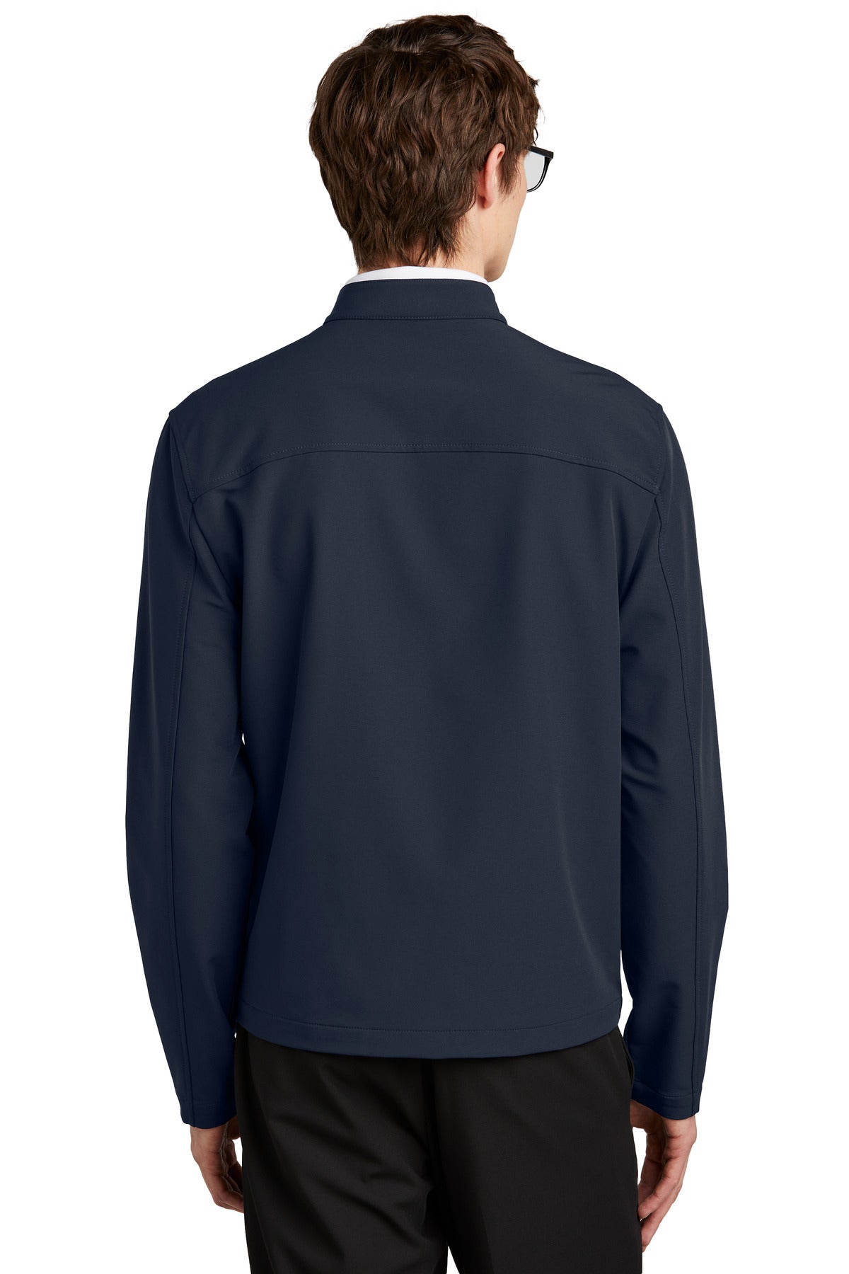 Custom Embroidered Mercer+Mettle Stretch Soft Shell Jacket MM7102,Night Navy