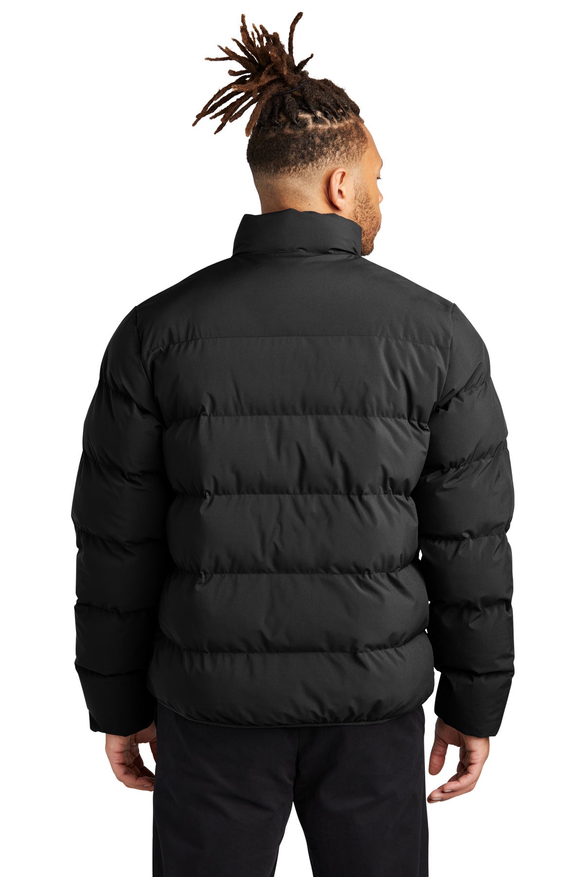Custom Embroidered Mercer+Mettle Puffy Jacket MM7210,Deep Black