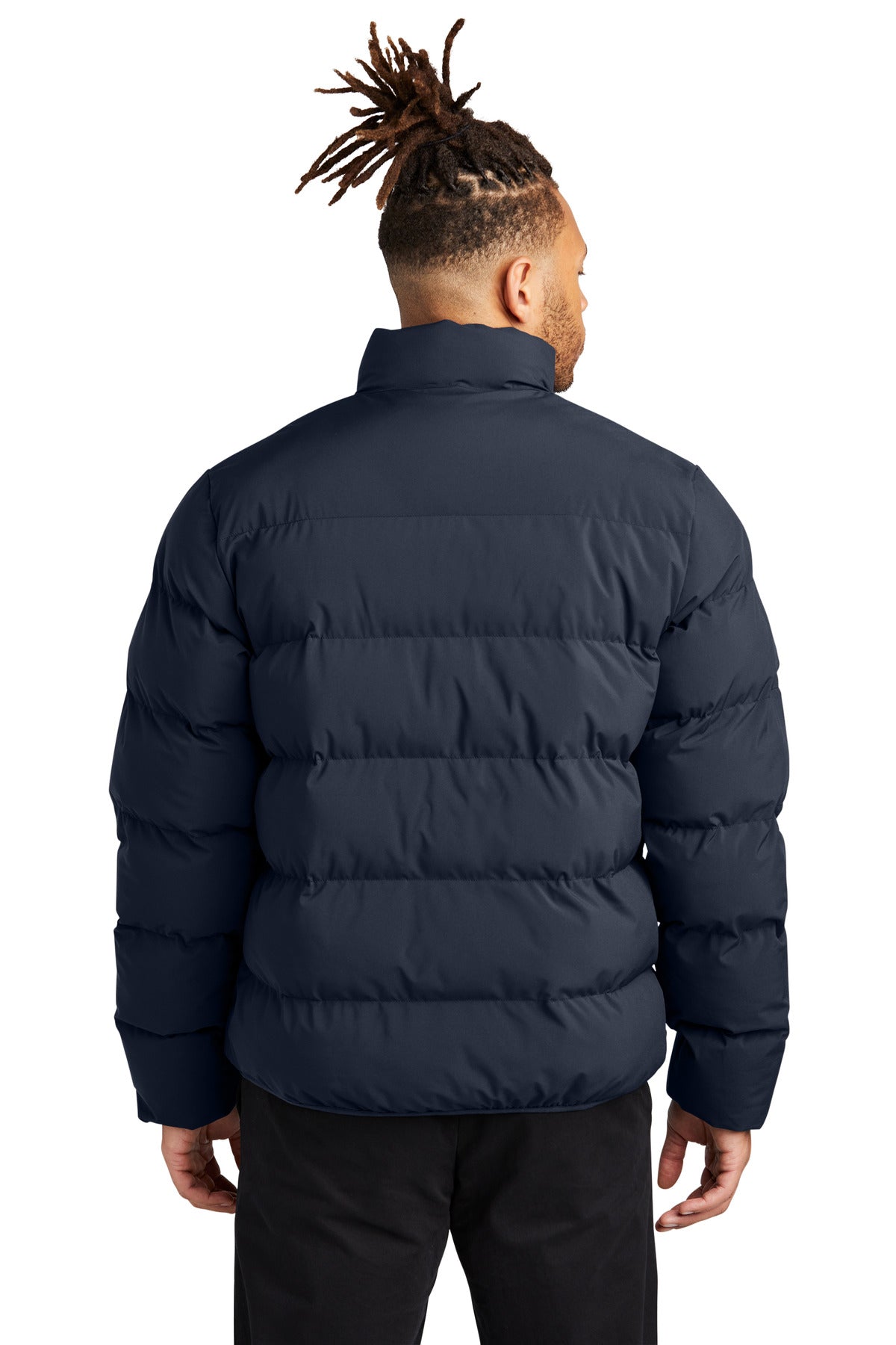 Custom Embroidered Mercer+Mettle Puffy Jacket MM7210,Night Navy