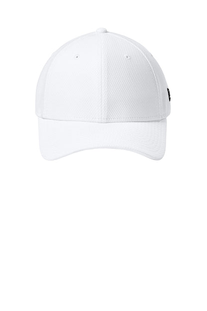 Custom Embroidered New Era Caps in Flag White