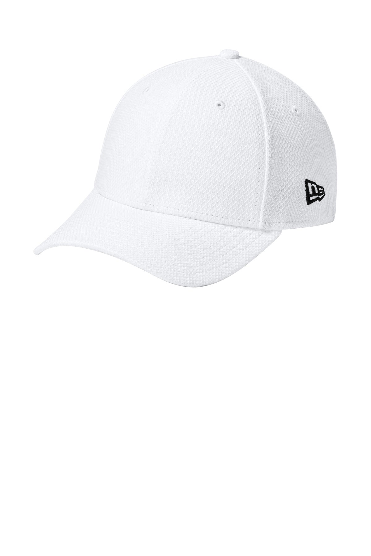 Custom Embroidered New Era Caps in Flag White