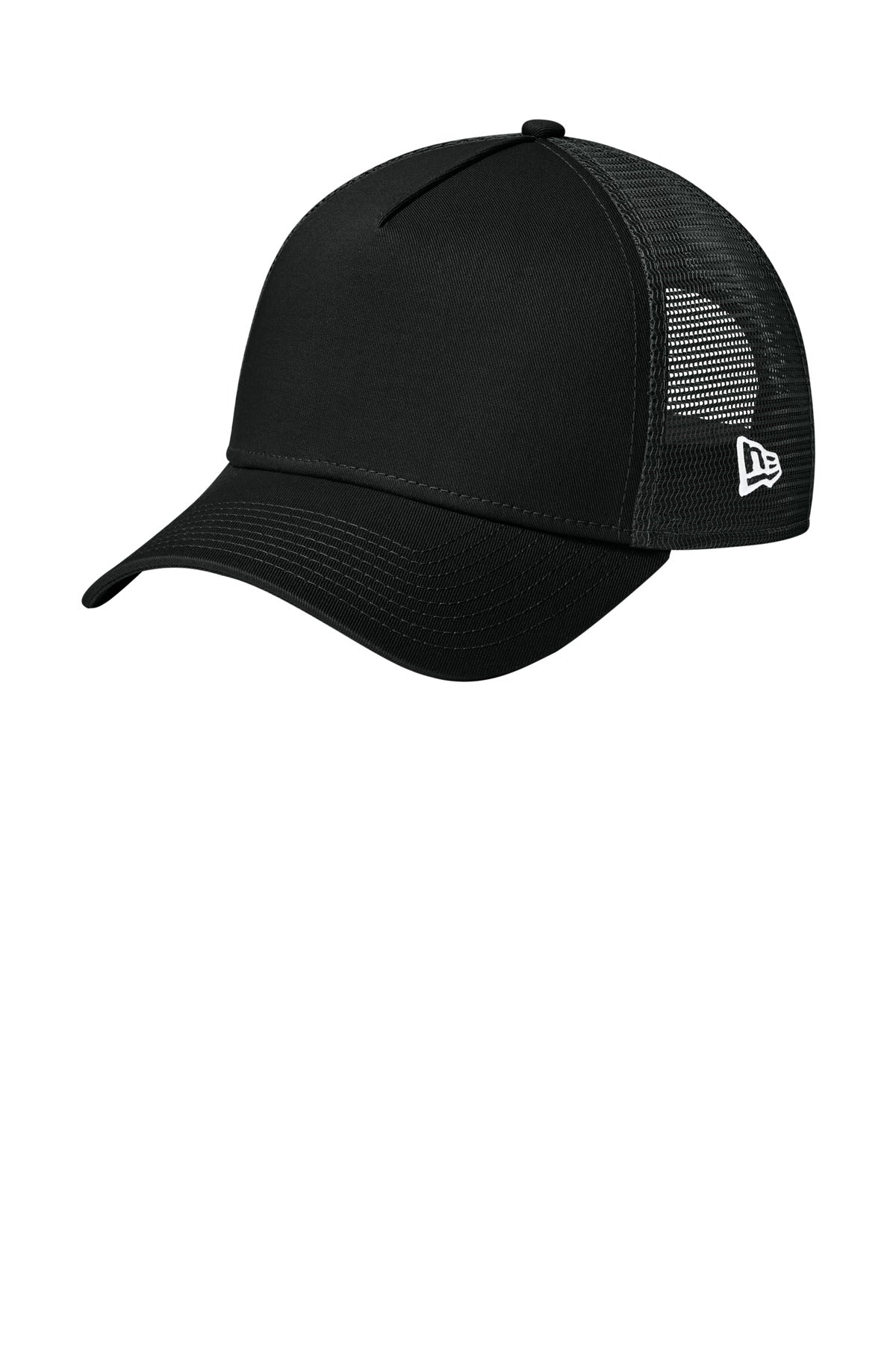 Custom Embroidered New Era Caps in Flag Black/ Black