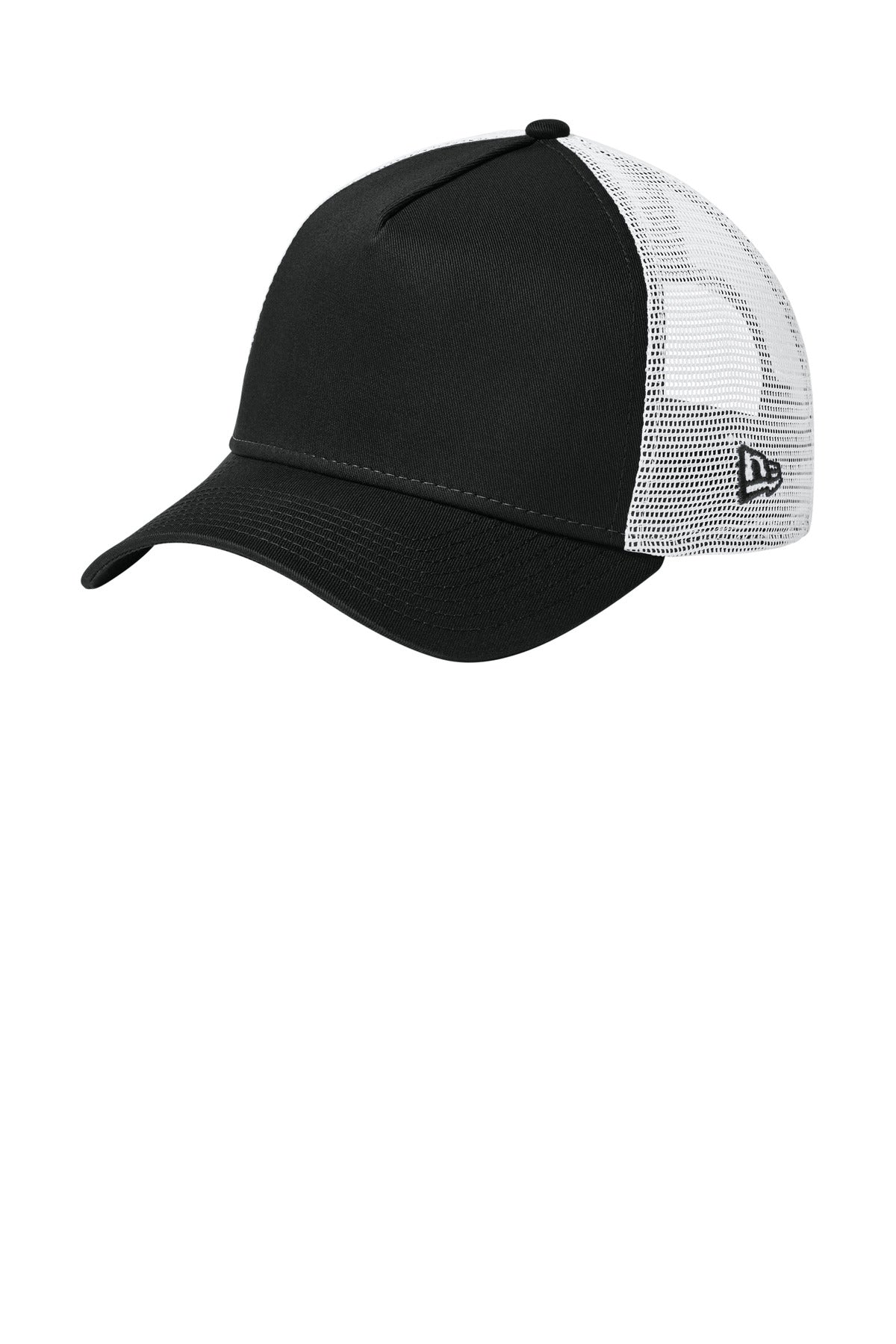 Custom Embroidered New Era Caps in Flag Black/ White