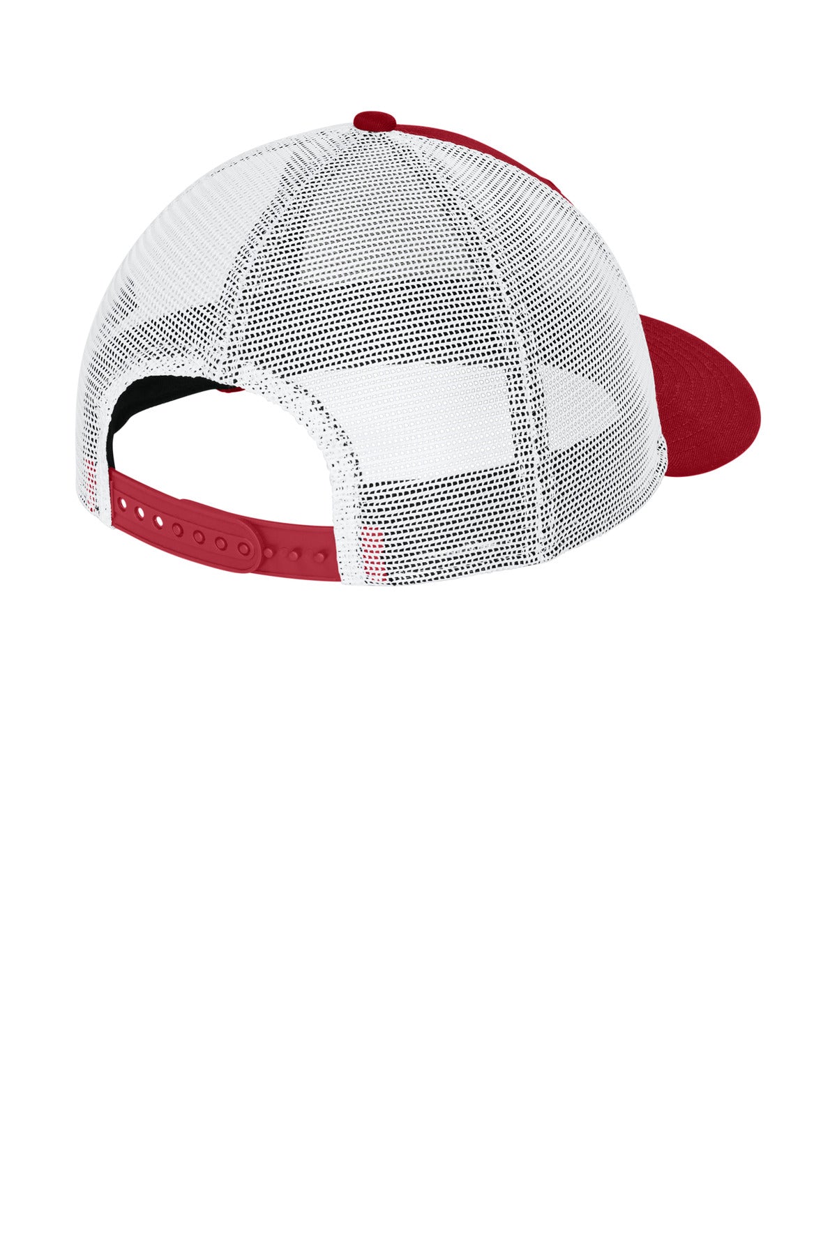 Custom Embroidered New Era Caps in Flag Scarlet/ White