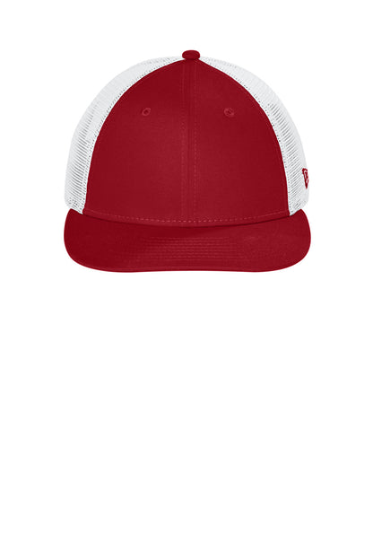 Custom Embroidered New Era Caps in Flag Scarlet/ White