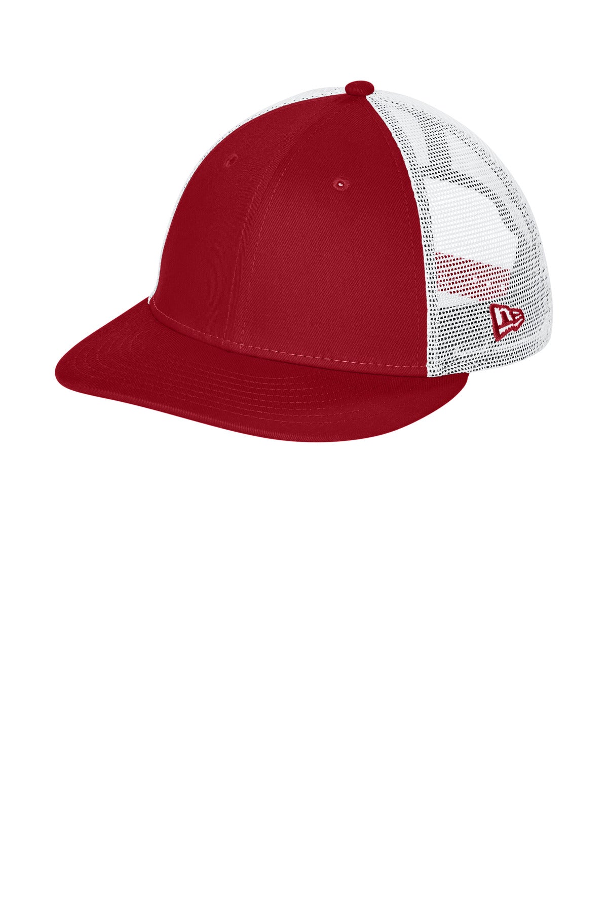 Custom Embroidered New Era Caps in Flag Scarlet/ White