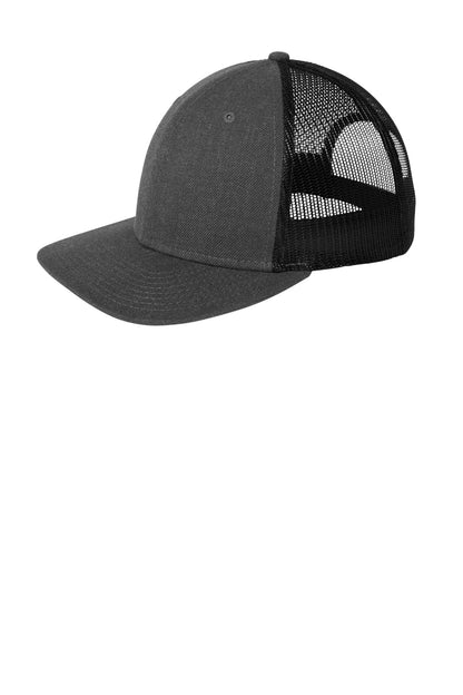Custom Embroidered New Era Caps in Heather Graphite/ Black