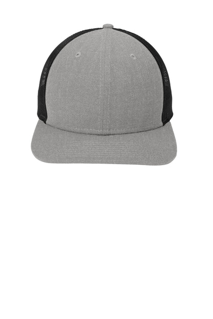 Custom Embroidered New Era Caps in Heather Grey/ Black