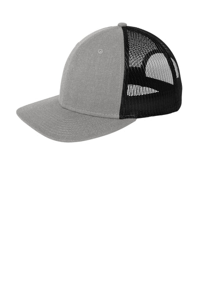 Custom Embroidered New Era Caps in Heather Grey/ Black