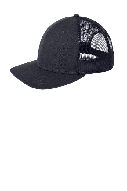 Custom Embroidered New Era Caps in Heather Navy/ Navy