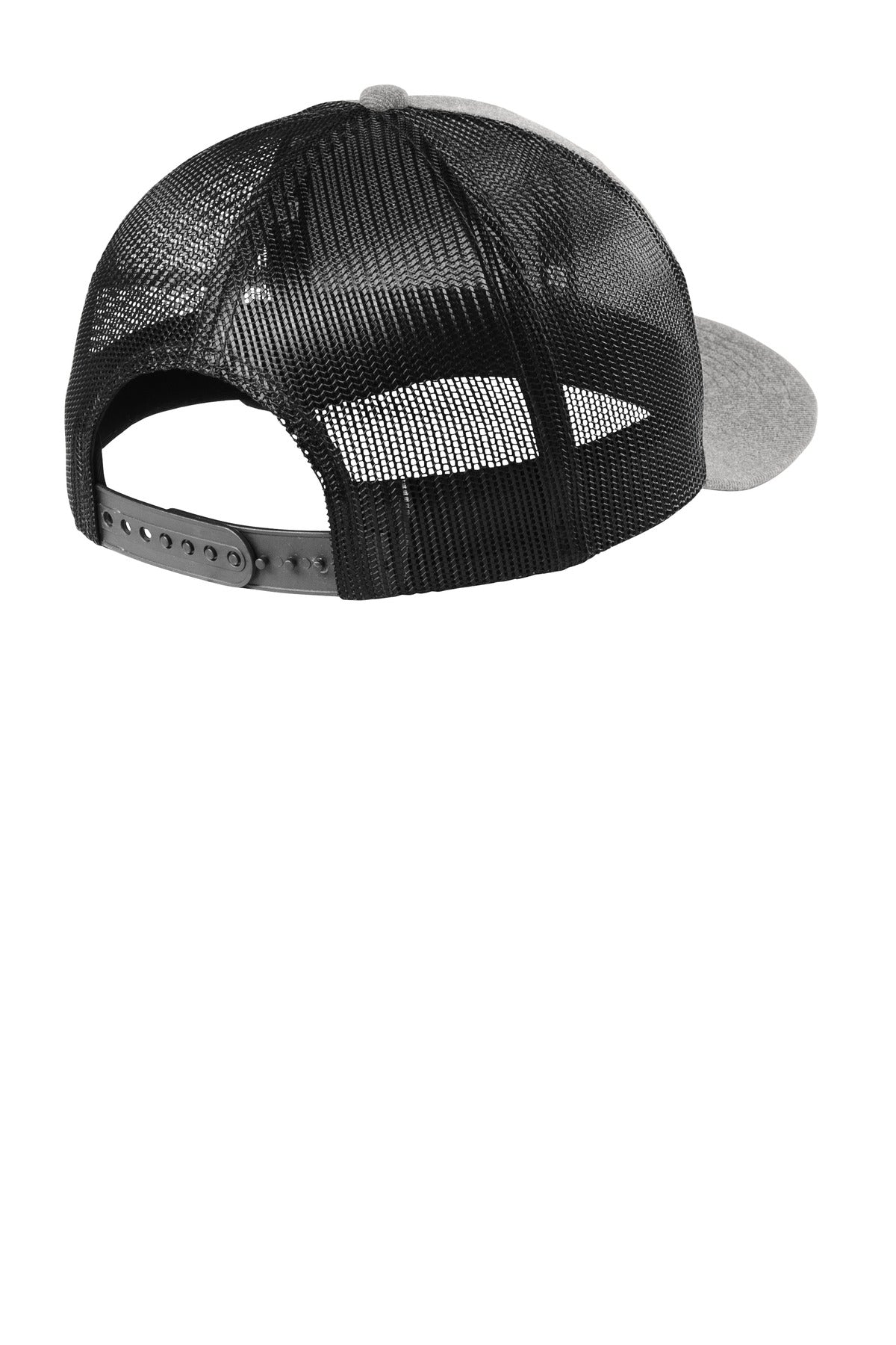 Custom Embroidered New Era Caps in Heather Grey/ Black