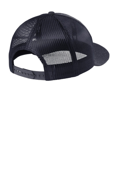 Custom Embroidered New Era Caps in Heather Navy/ Navy