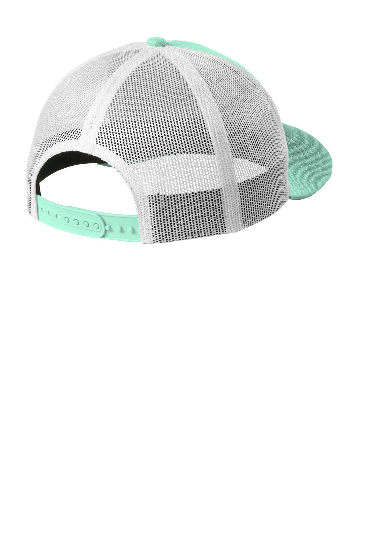 Custom Embroidered New Era Caps in Mint/ White