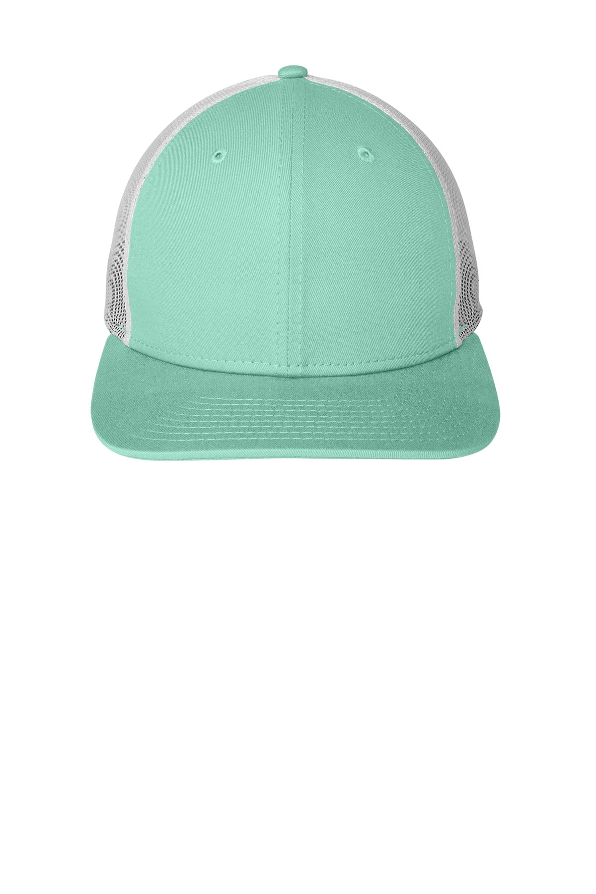 Custom Embroidered New Era Caps in Mint/ White