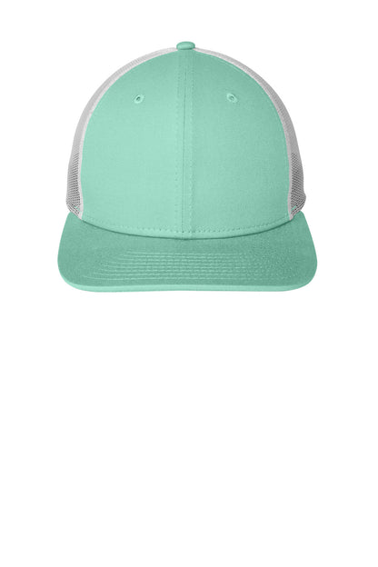 Custom Embroidered New Era Caps in Mint/ White