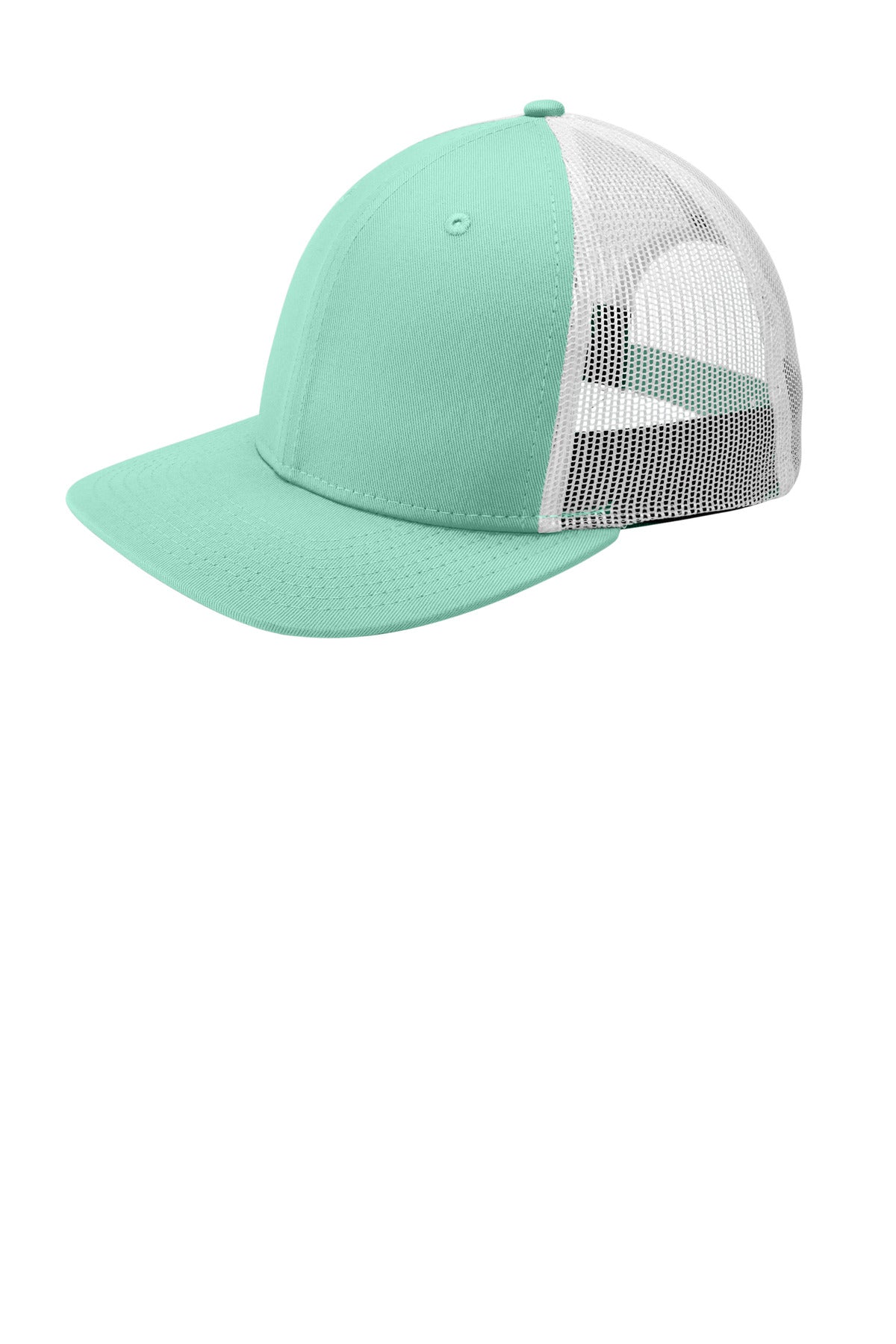 Custom Embroidered New Era Caps in Mint/ White