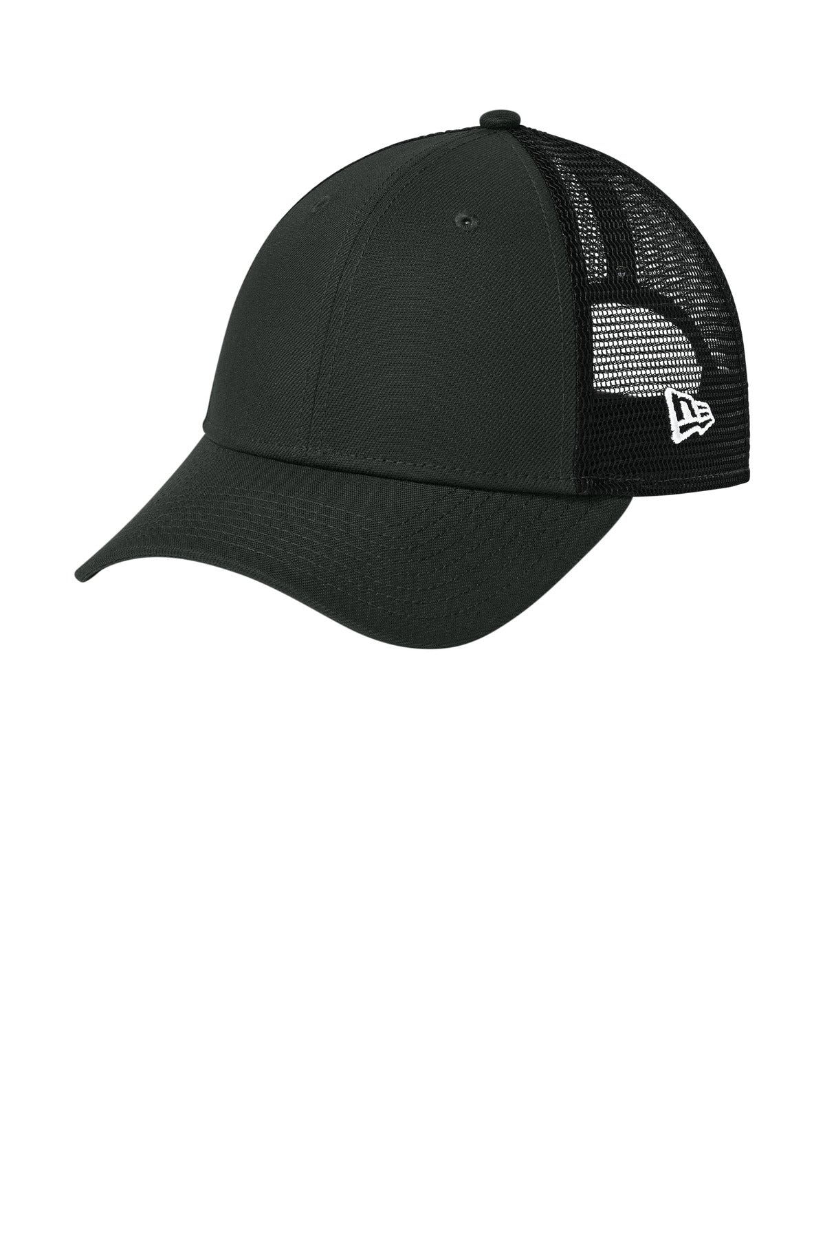 Custom Embroidered New Era Caps in Flag Black