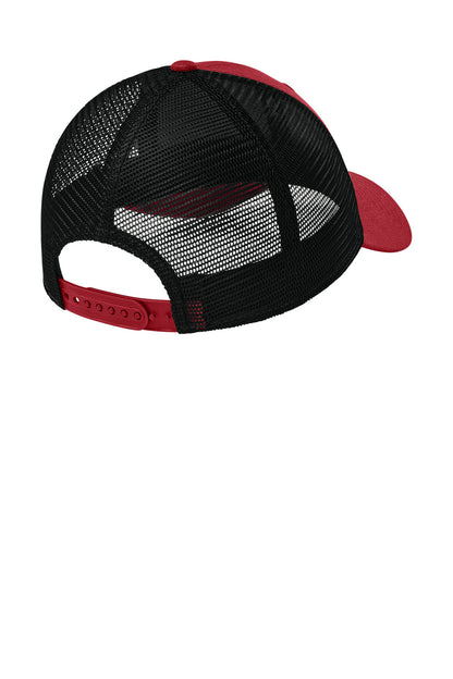 Custom Embroidered New Era Caps in Flag Scarlet