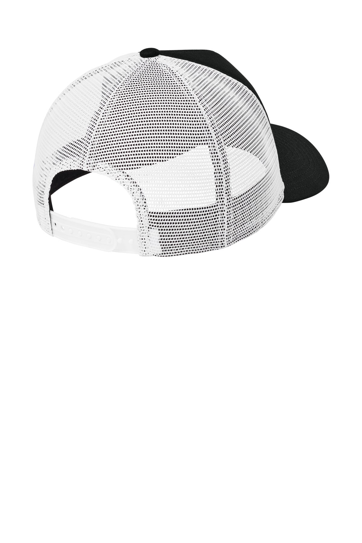 Custom Embroidered New Era Caps in Flag Black/ White