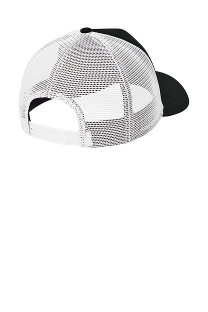 Custom Embroidered New Era Caps in Flag Black/ White