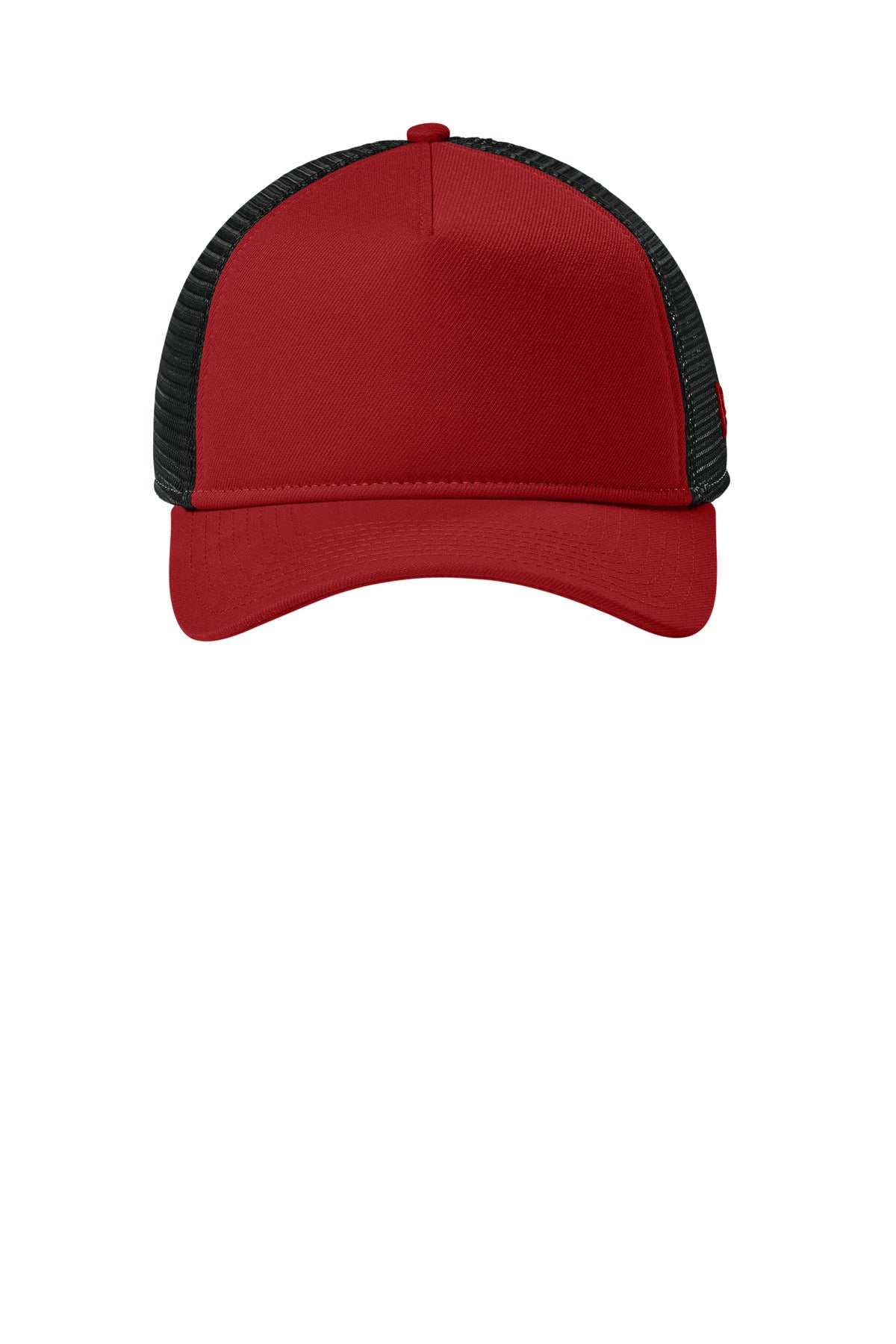 Custom Embroidered New Era Caps in Flag Scarlet/ Black