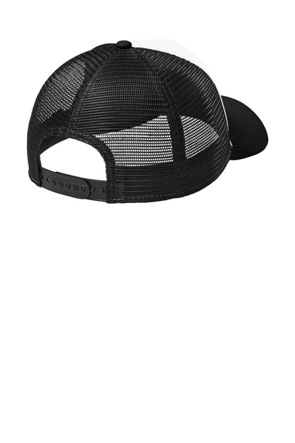 Custom Embroidered New Era Caps in Flag White/ Black/ Black