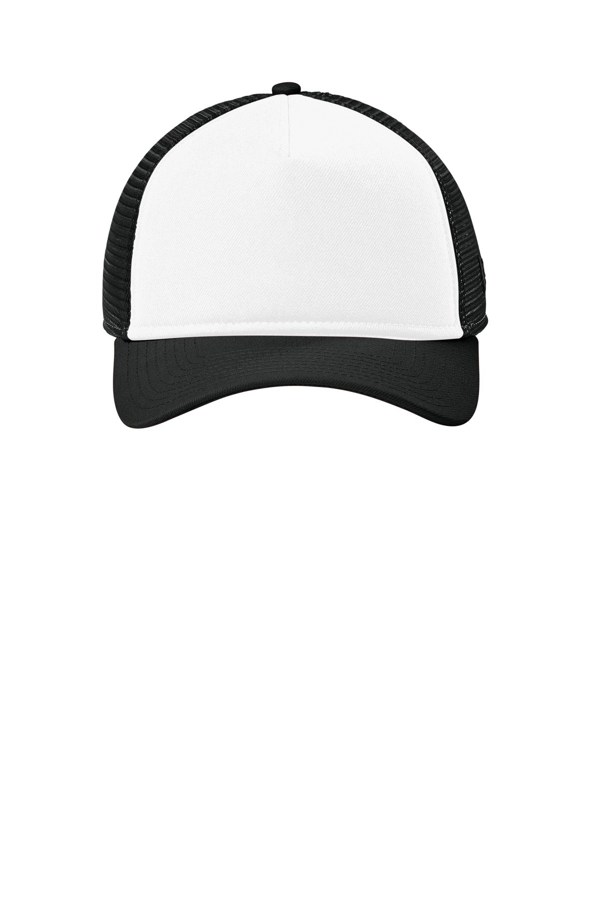 Custom Embroidered New Era Caps in Flag White/ Black/ Black