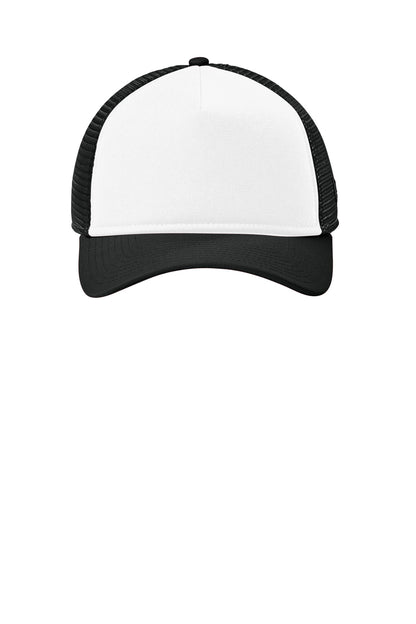 Custom Embroidered New Era Caps in Flag White/ Black/ Black
