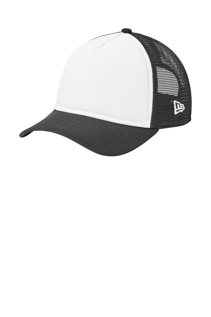 Custom Embroidered New Era Caps in Flag White/ Graphite/ Graphite