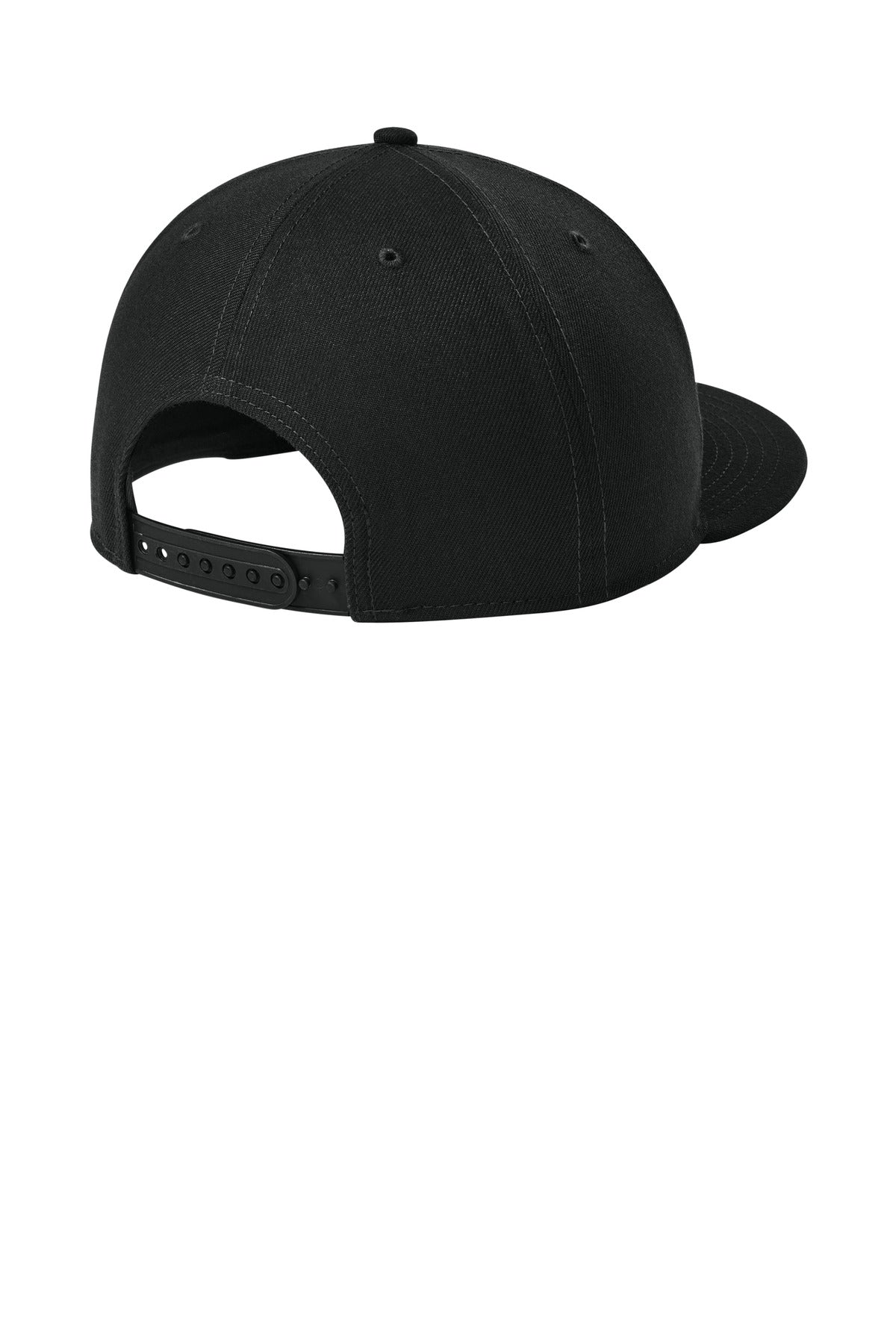 Custom Embroidered New Era Caps in Flag Black