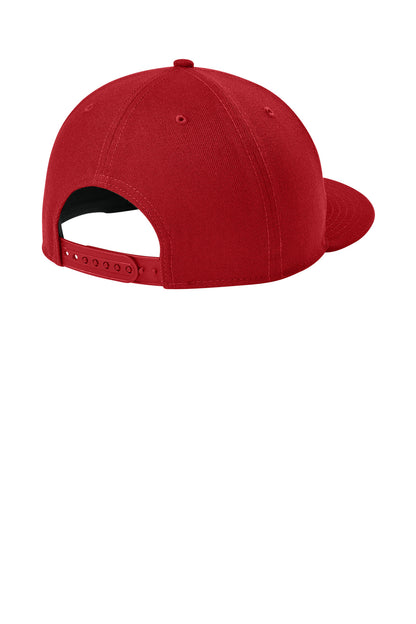 Custom Embroidered New Era Caps in Flag Scarlet