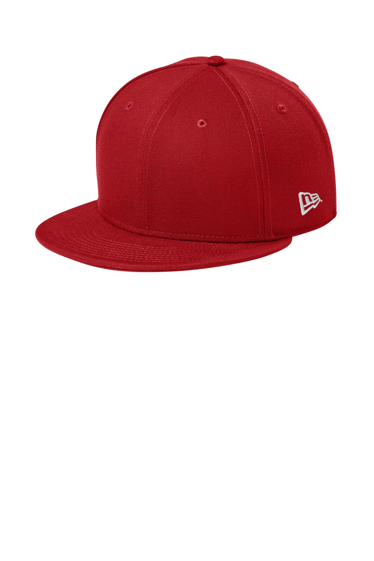 Custom Embroidered New Era Caps in Flag Scarlet