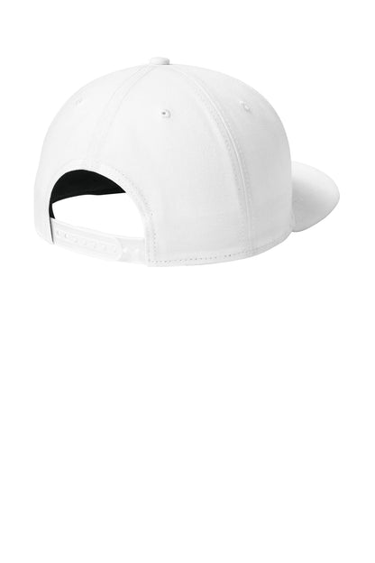 Custom Embroidered New Era Caps in Flag White