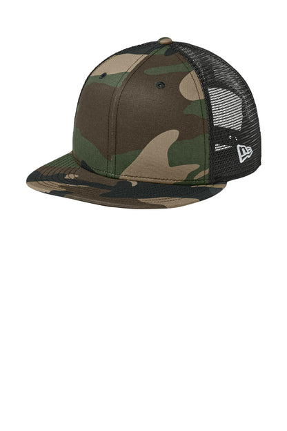 Custom Embroidered New Era Caps in Flag Camo/ Black