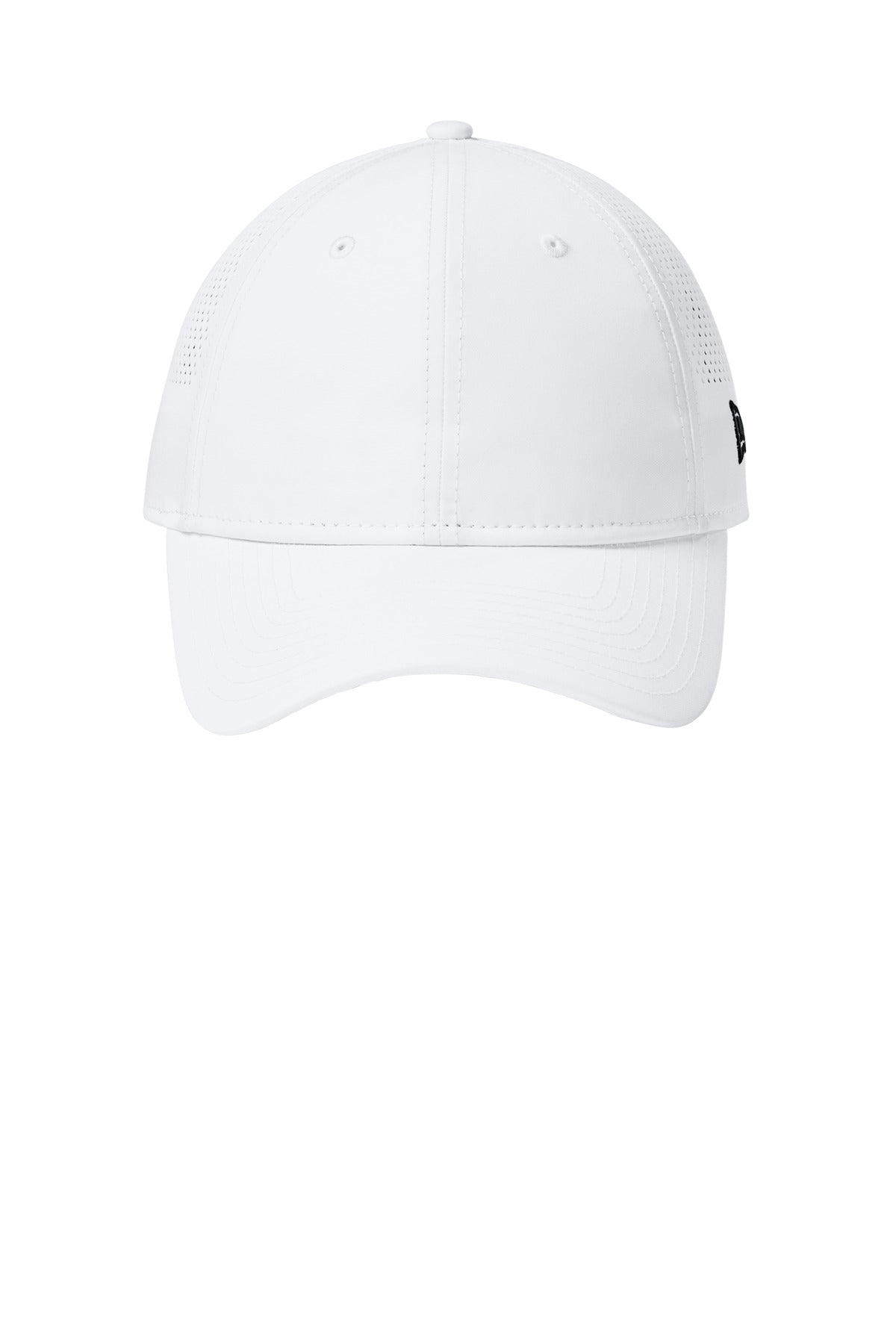 Custom Embroidered New Era Caps in Flag White