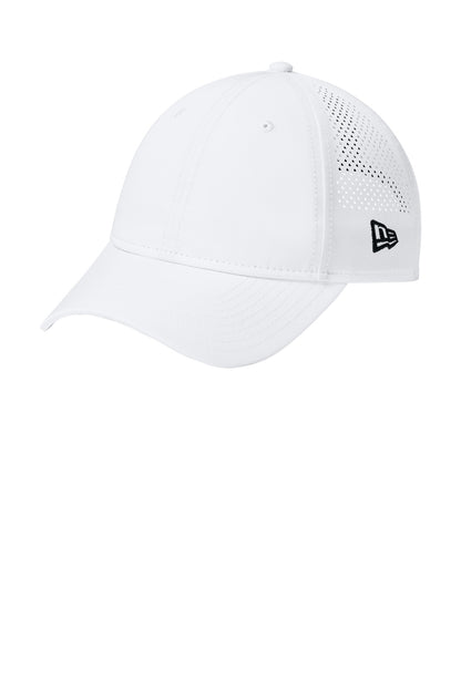 Custom Embroidered New Era Caps in Flag White