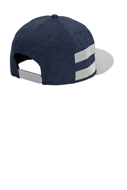 New Era  Shadow Heather Striped Flat Bill Snapback Cap NE408