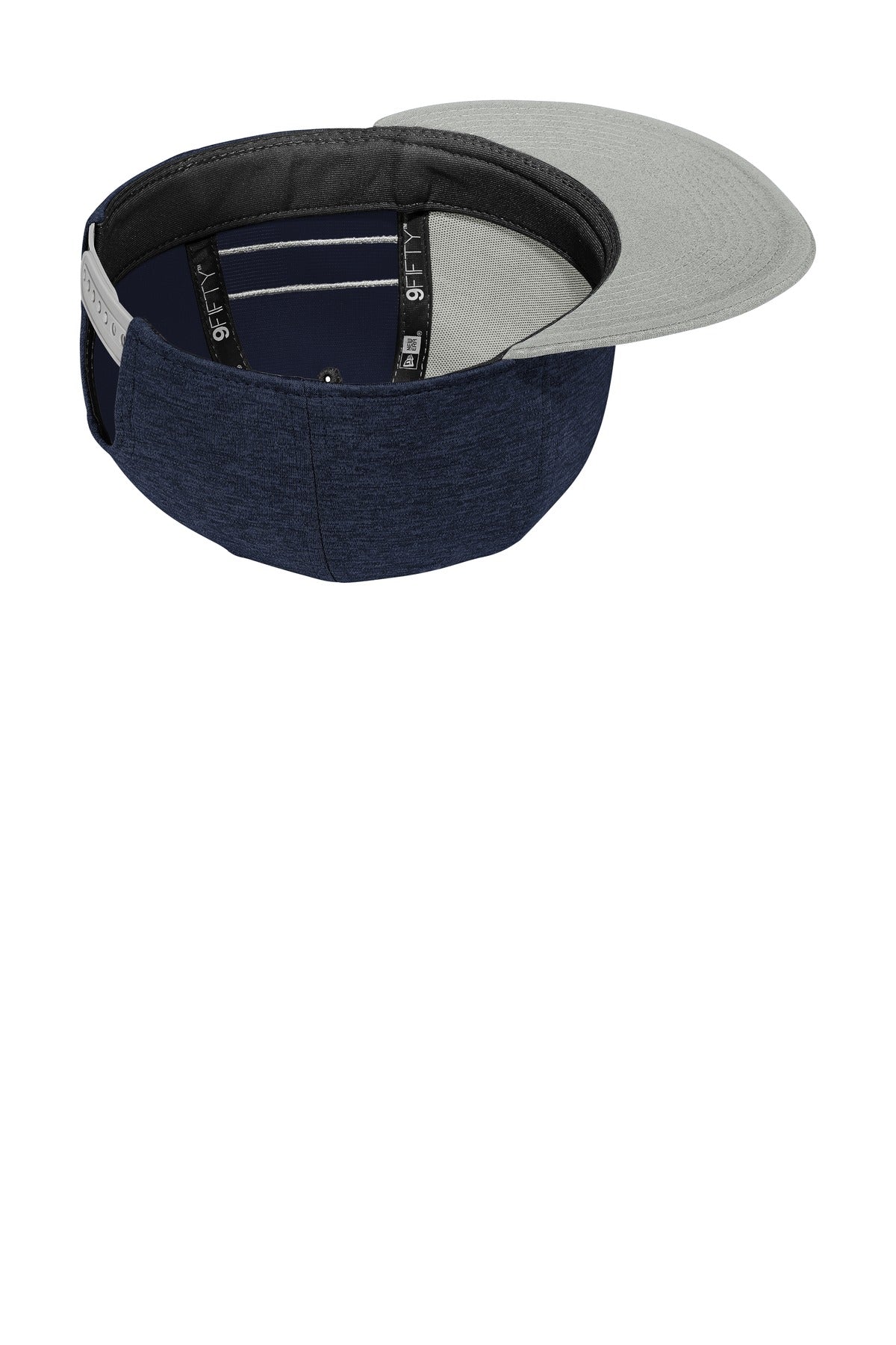 New Era  Shadow Heather Striped Flat Bill Snapback Cap NE408