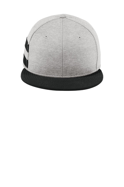 New Era  Shadow Heather Striped Flat Bill Snapback Cap NE408