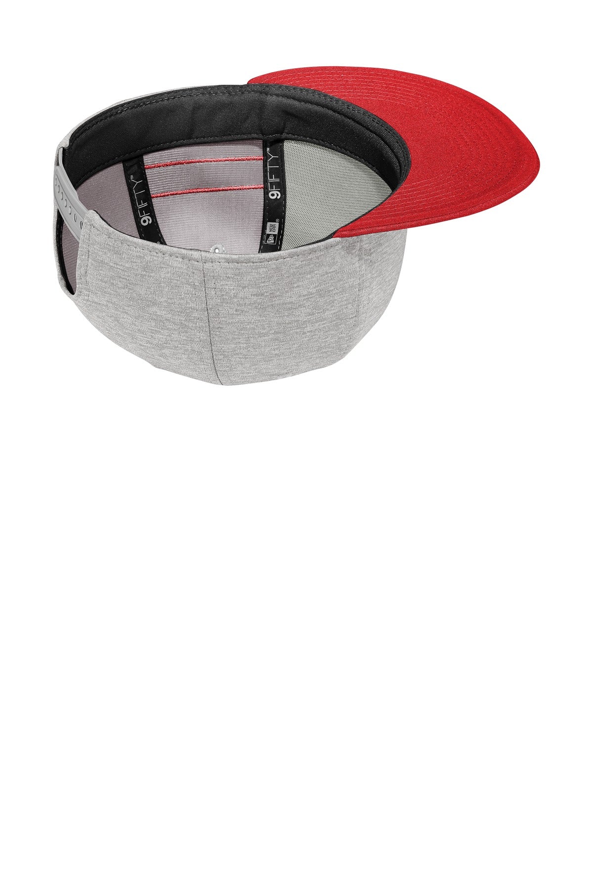 New Era  Shadow Heather Striped Flat Bill Snapback Cap NE408