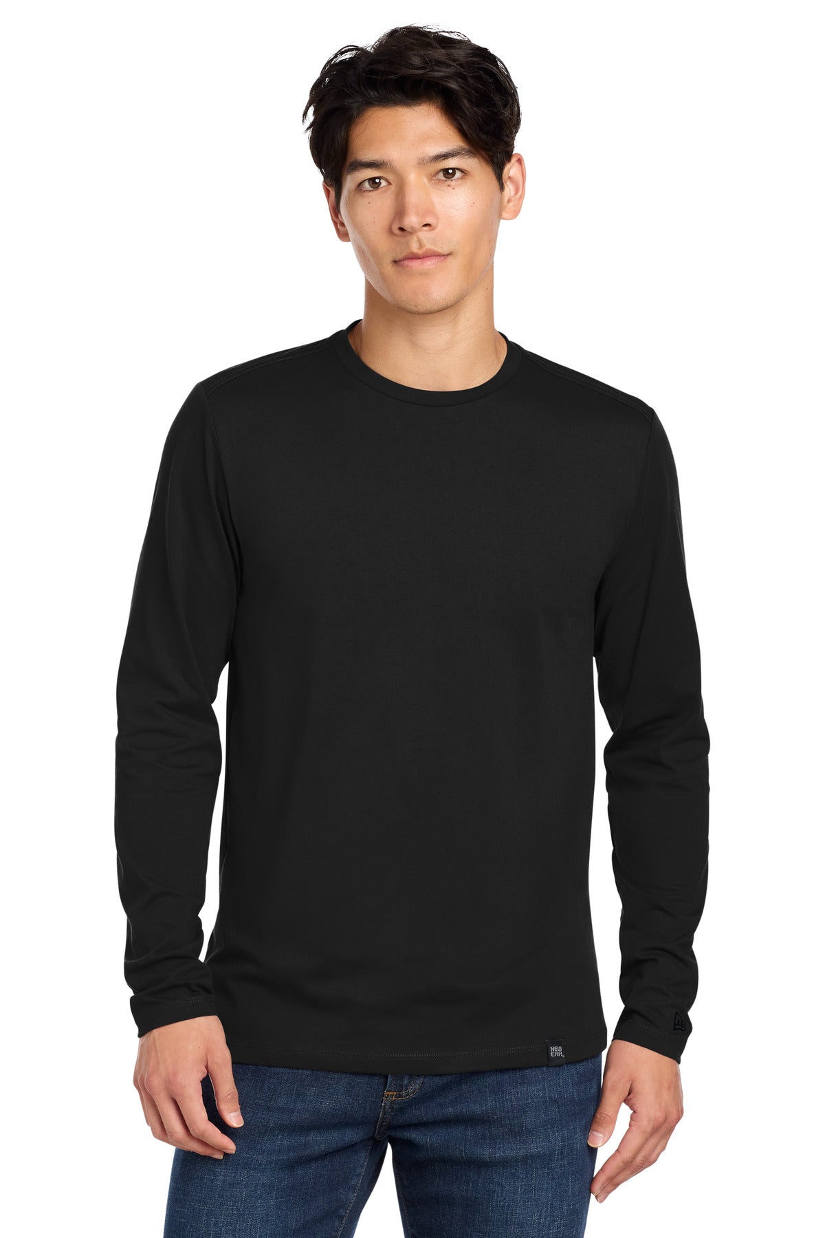 Custom Embroidered New Era T-Shirts  in Black