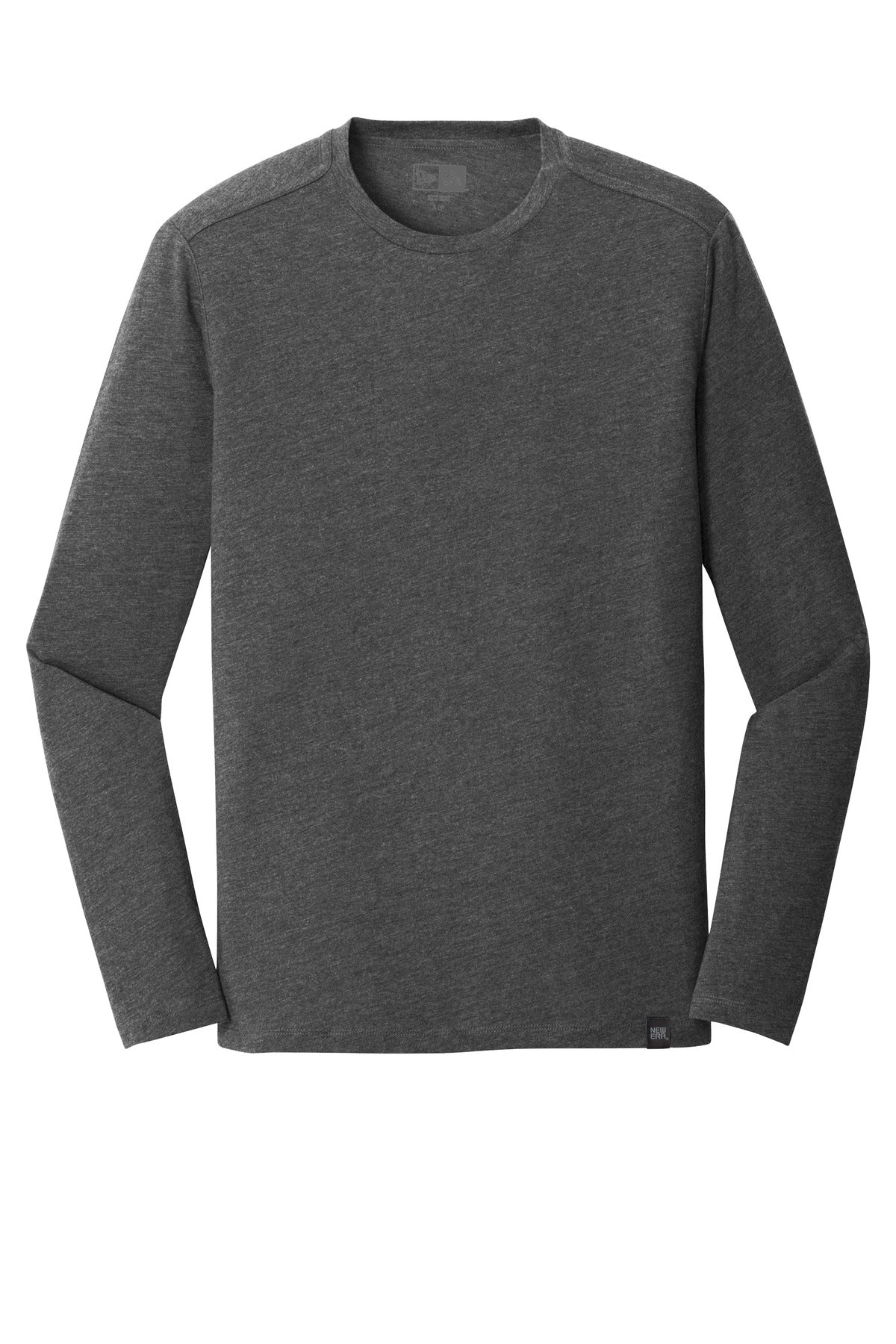 Custom Embroidered New Era T-Shirts  in Black Heather